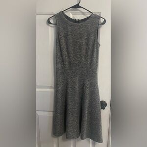 Banana Republic Heathered Gray Midi Dress